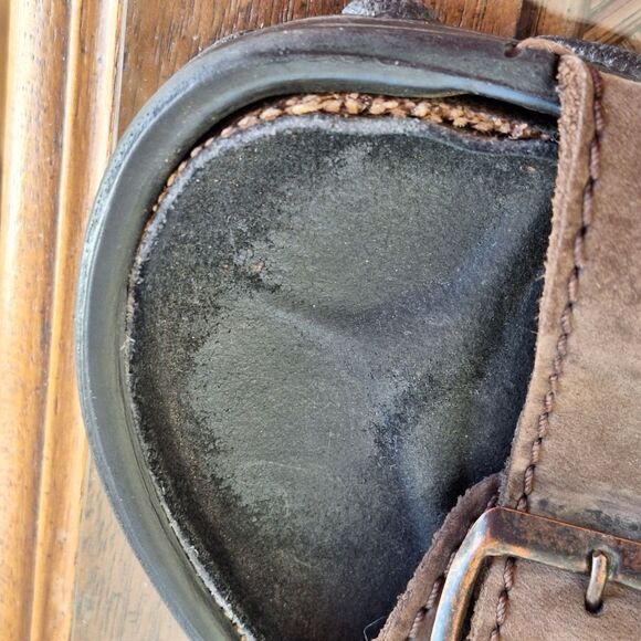 Birkenstock Tatami Sandals Chunky Brown Nebraska Removable Footbed Men 9 Lady 11 - Picture 7 of 16